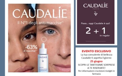Evento esclusivo in farmacia a marchio Caudalie