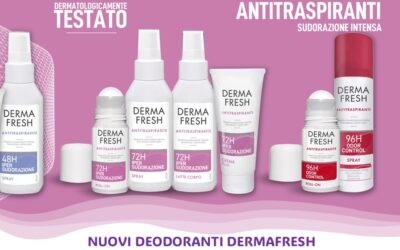 Scopri la gamma completa dei nuovi deodoranti Dermafresh