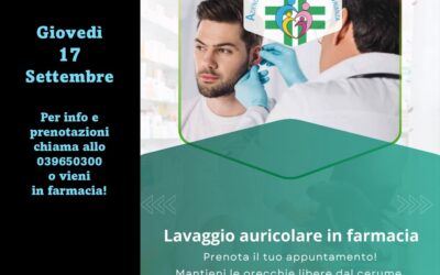 17 Settembre – Lavaggio auricolare