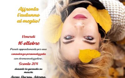 Venerdì 16 ottobre – Affronta l’autunno al meglio!