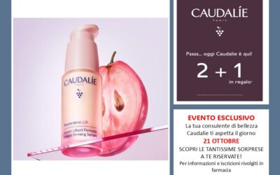 21 ottobre – evento esclusivo a marchio Caudalie